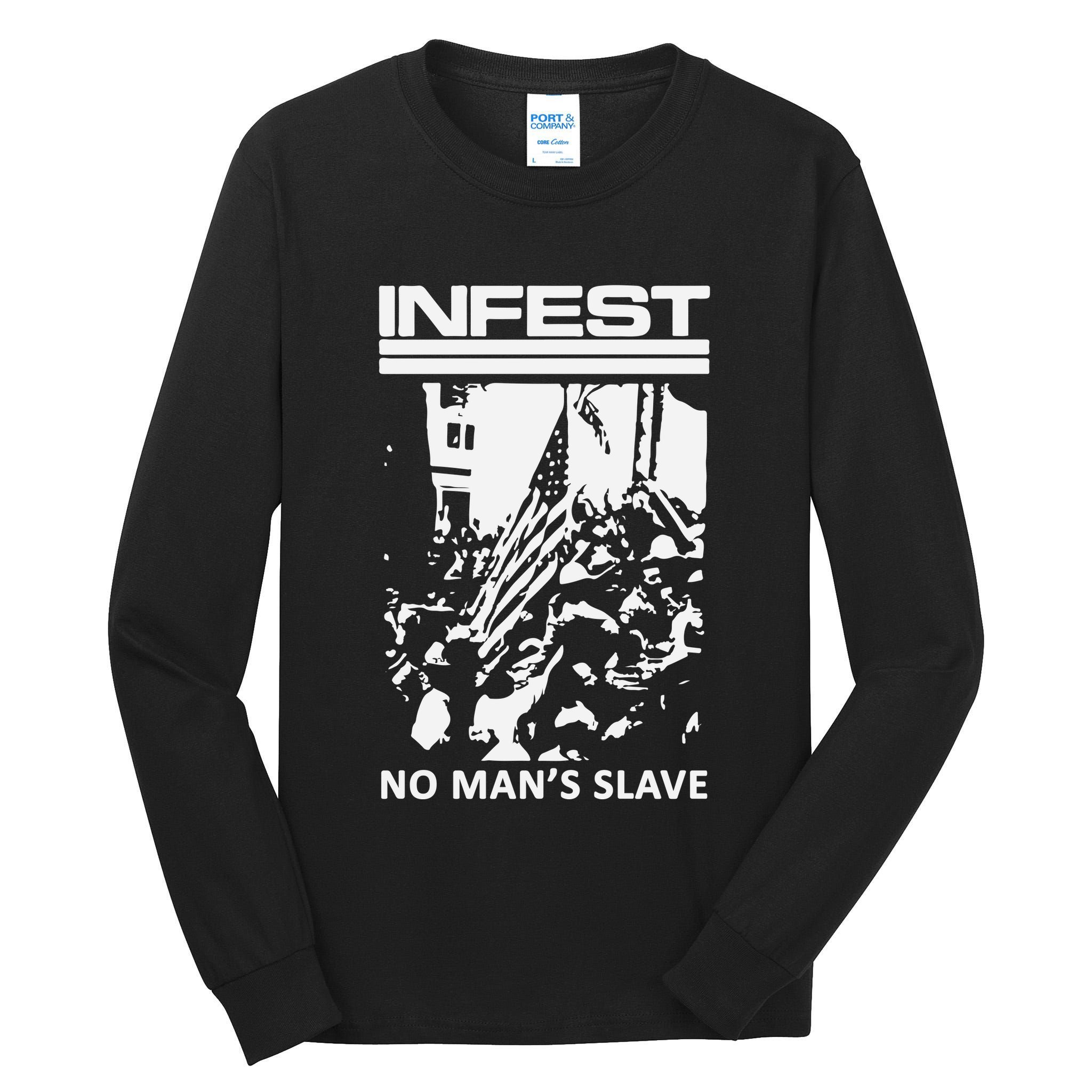 Infest No Mans Slave Tall Long Sleeve T-Shirt