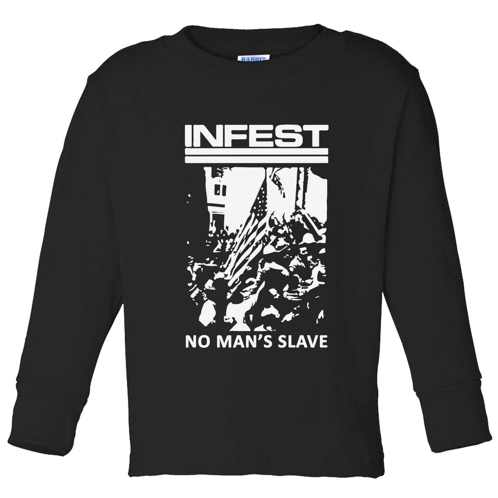 Infest No Mans Slave Toddler Long Sleeve Shirt