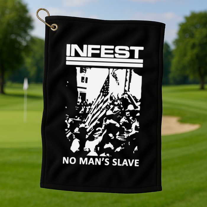 Infest No Mans Slave Golf Towel