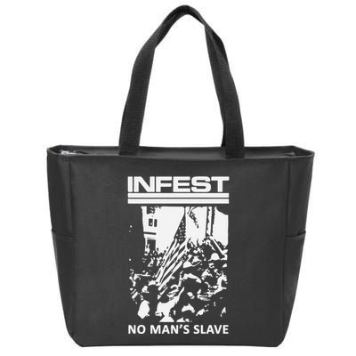 Infest No Mans Slave Zip Tote Bag