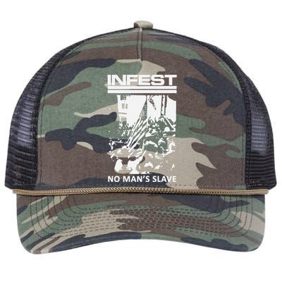 Infest No Mans Slave Retro Rope Trucker Hat Cap