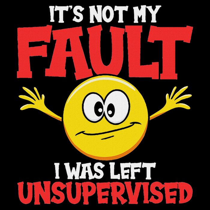 It´S Not My Fault I Was Left Unsupervised Sarcastic Mousepad