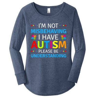 Im Not Misbehaving I Have Autism Understanding Gift Autism Awareness Women's Perfect Tri Tunic Long Sleeve Shirt