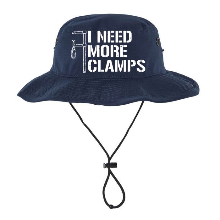 I Need More Clamps Carpenter Woodworker Funny Woodworking Legacy Cool Fit Booney Bucket Hat