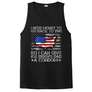 I Need Money To Go Back To 1941 Funny Joe Biden PosiCharge Competitor Tank