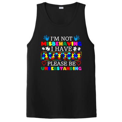 IM Not Misbehaving I Have Autism Asd Autism Warriors Cool Gift PosiCharge Competitor Tank