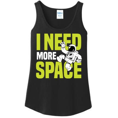 I Need More Space | Funny Astronaut Ladies Essential Tank