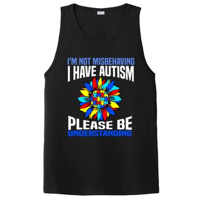 IM Not Misbehaving I Have Autism Awareness Autistic Gift PosiCharge Competitor Tank