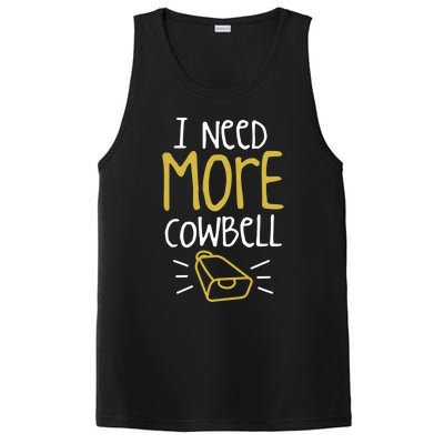 I Need More Cowbell Cattle Farm Animal Cow Farmer Gift PosiCharge Competitor Tank