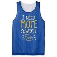 I Need More Cowbell Cattle Farm Animal Cow Farmer Gift Mesh Reversible Basketball Jersey Tank