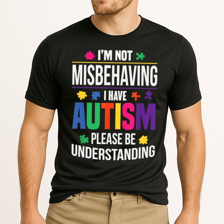 I'm Not Misbehaving Gift I Have Autism Please Understand Gift Performance Shirt