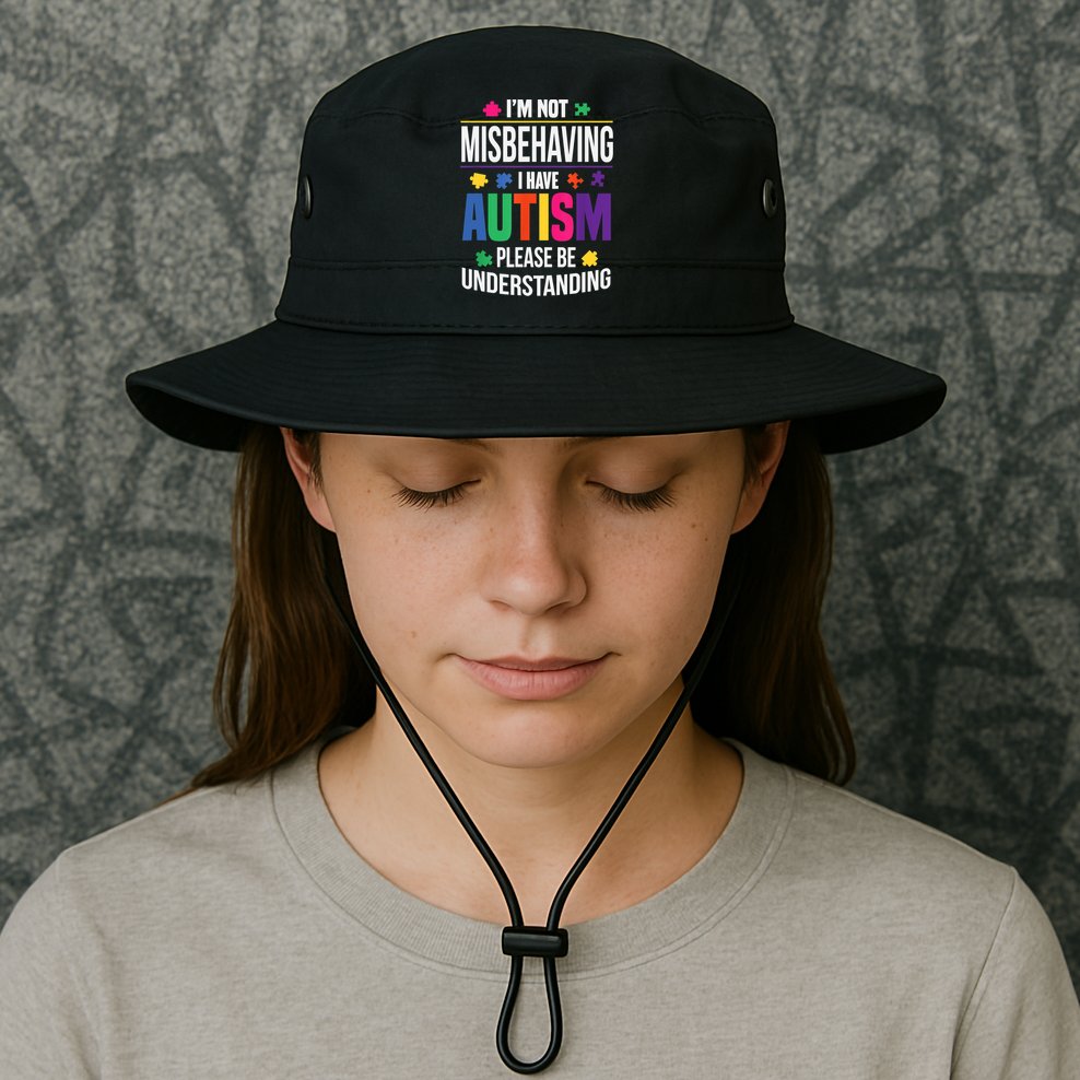 I'm Not Misbehaving Gift I Have Autism Please Understand Gift Bucket Hat