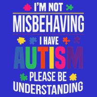 I'm Not Misbehaving Gift I Have Autism Please Understand Gift Zip Tote Bag