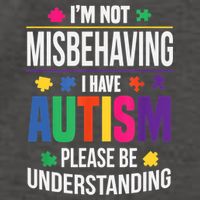 I'm Not Misbehaving Gift I Have Autism Please Understand Gift Vector Backpack