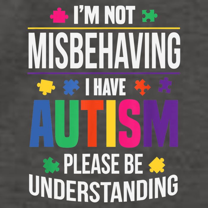 I'm Not Misbehaving Gift I Have Autism Please Understand Gift Vector Backpack