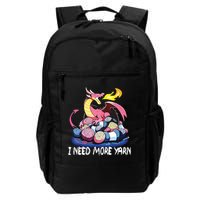 I Need More Yarn Funny Dragon Knitting Quilting Backpack