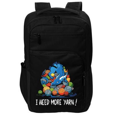 I Need More Yarn Dragon Impact Tech Backpack
