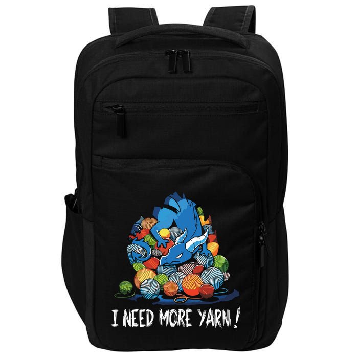 I Need More Yarn Dragon Impact Tech Backpack