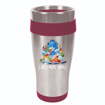 I Need More Yarn Dragon 16oz Travel Tumbler