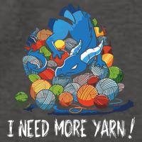 I Need More Yarn Dragon Vector Backpack