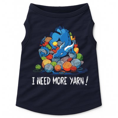 I Need More Yarn Dragon Doggie Tank