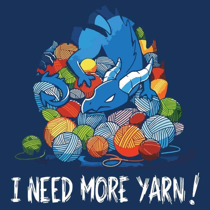 I Need More Yarn Dragon Sustainable Bucket Hat