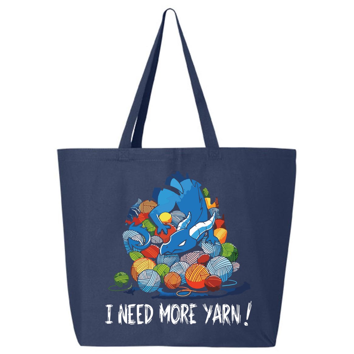 I Need More Yarn Dragon 25L Jumbo Tote