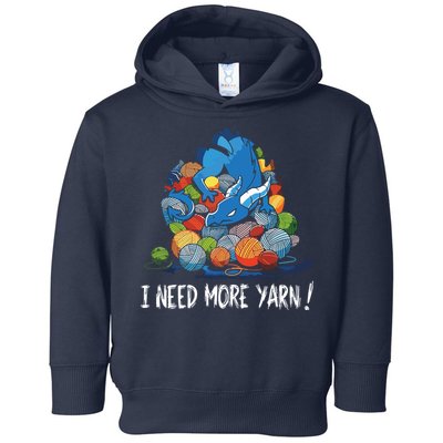 I Need More Yarn Dragon Toddler Hoodie