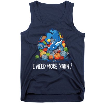I Need More Yarn Dragon Tank Top
