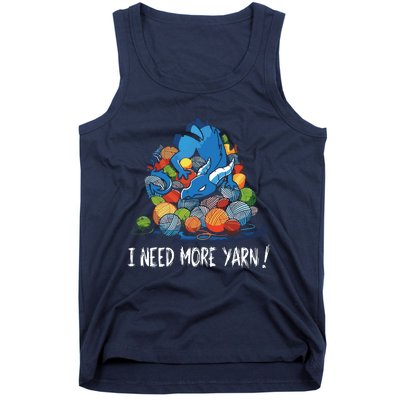 I Need More Yarn Dragon Tank Top