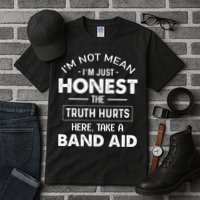 Im Not Mean Im Just Honest The Truth Hurts Here Tall T-Shirt