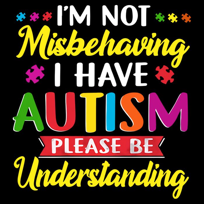 I'm Not Misbehaving I Have Autism Please Be Understanding Autism Awareness Month Bucket Hat