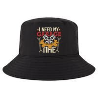 I Need My Garage Time Car Garage Auto Mechanic Car Lover Cool Comfort Performance Bucket Hat