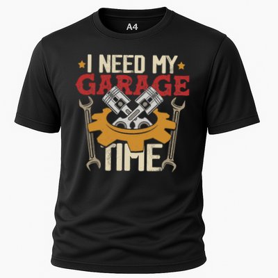 I Need My Garage Time Car Garage Auto Mechanic Car Lover Performance Shirt