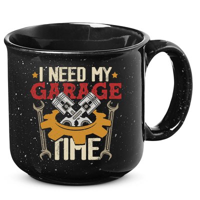 I Need My Garage Time Car Garage Auto Mechanic Car Lover 15oz Campfire Ceramic Mug
