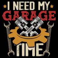 I Need My Garage Time Car Garage Auto Mechanic Car Lover 16 in Basic Backpack