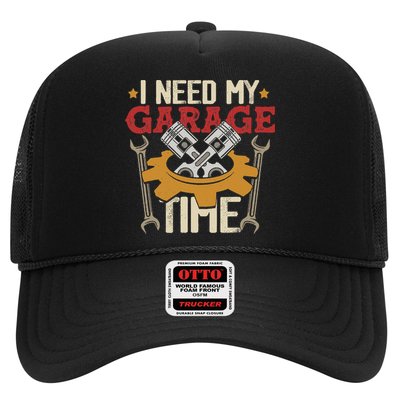 I Need My Garage Time Car Garage Auto Mechanic Car Lover Trucker Hat