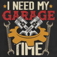 I Need My Garage Time Car Garage Auto Mechanic Car Lover Golf Towel