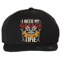 I Need My Garage Time Car Garage Auto Mechanic Car Lover Wool Snapback Cap