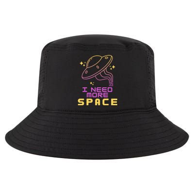 I Need More Space Funny UFO Alien Abduction Roswell Believe Cool Comfort Performance Bucket Hat