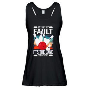 It's not my Fault it's the lane conditions Ladies Essential Flowy Tank