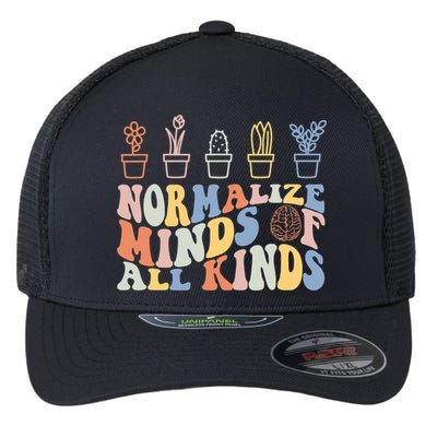 Inclusion Normalize Minds Of All Kinds Autism Awareness Flexfit Unipanel Trucker Cap