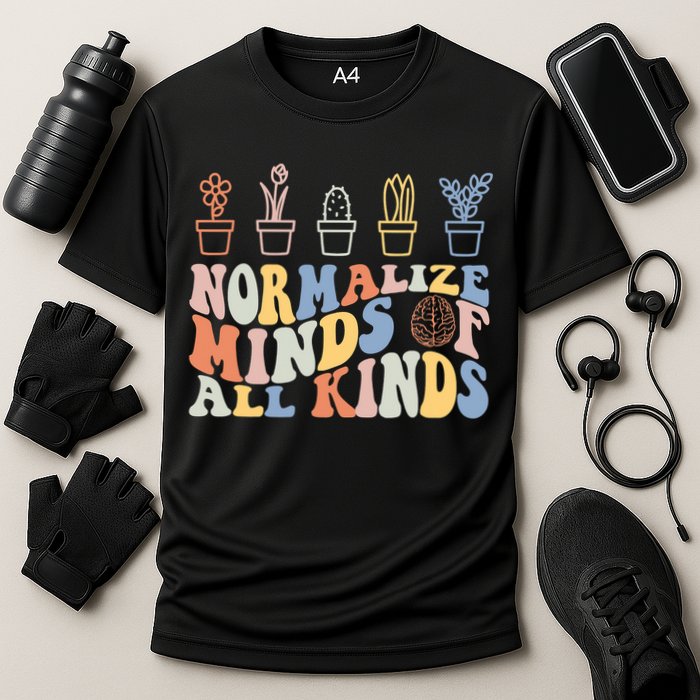 Inclusion Normalize Minds Of All Kinds Autism Awareness Cooling Performance Crew T-Shirt