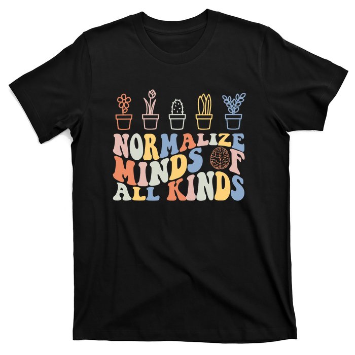 Inclusion Normalize Minds Of All Kinds Autism Awareness T-Shirt