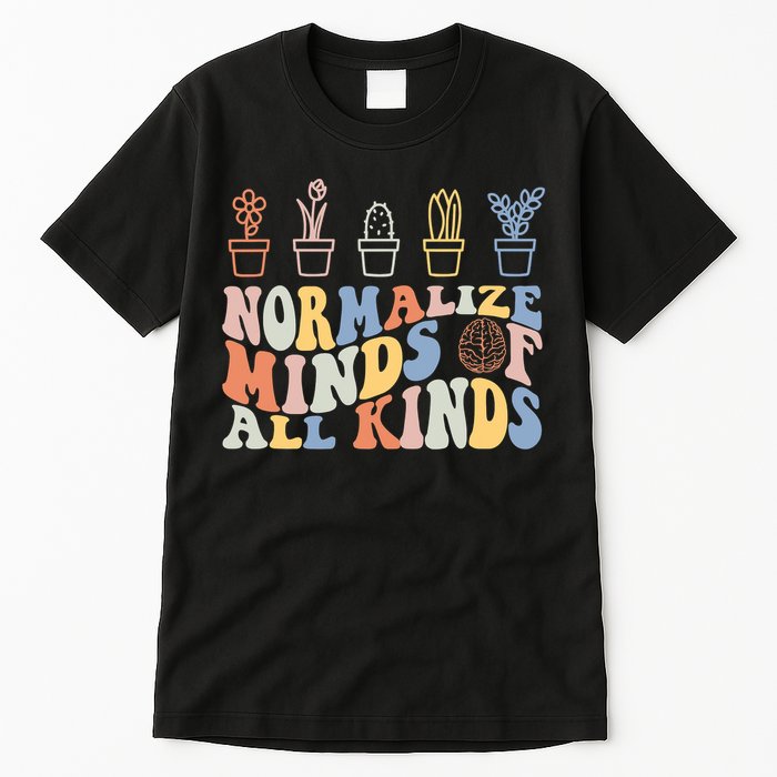Inclusion Normalize Minds Of All Kinds Autism Awareness Tall T-Shirt
