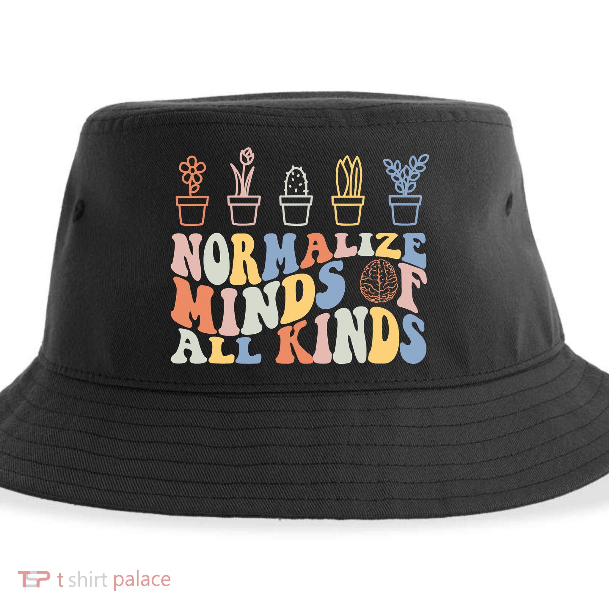 Inclusion Normalize Minds Of All Kinds Autism Awareness Sustainable Bucket Hat