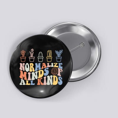 Inclusion Normalize Minds Of All Kinds Autism Awareness Button