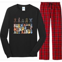 Inclusion Normalize Minds Of All Kinds Autism Awareness Long Sleeve Pajama Set