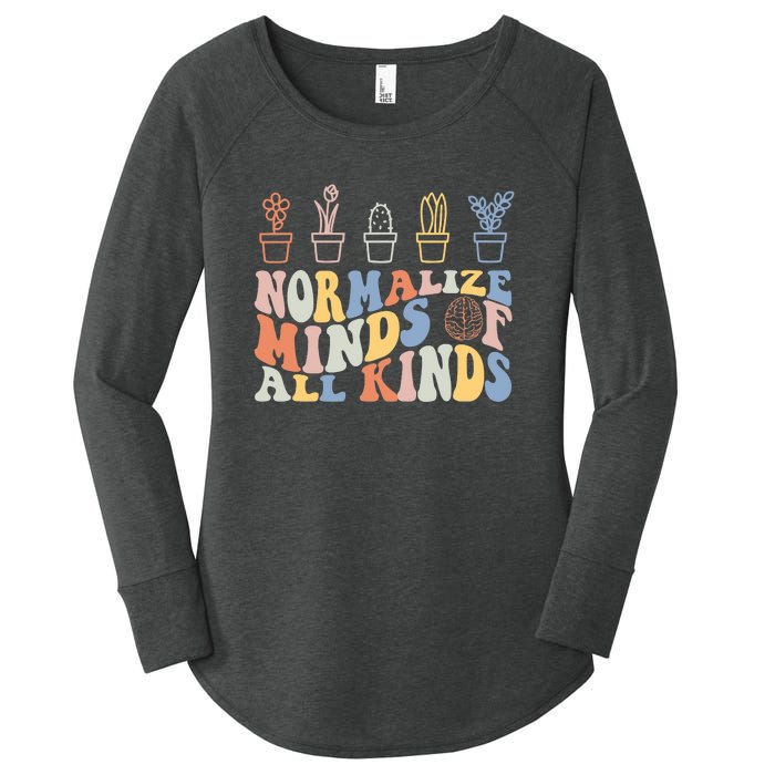 Inclusion Normalize Minds Of All Kinds Autism Awareness Women's Perfect Tri Tunic Long Sleeve Shirt