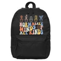 Inclusion Normalize Minds Of All Kinds Autism Awareness 16 in Basic Backpack